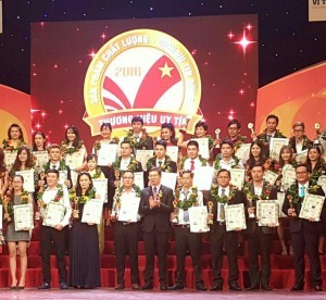 Thương hiệu uy tín được vinh danh năm 2016